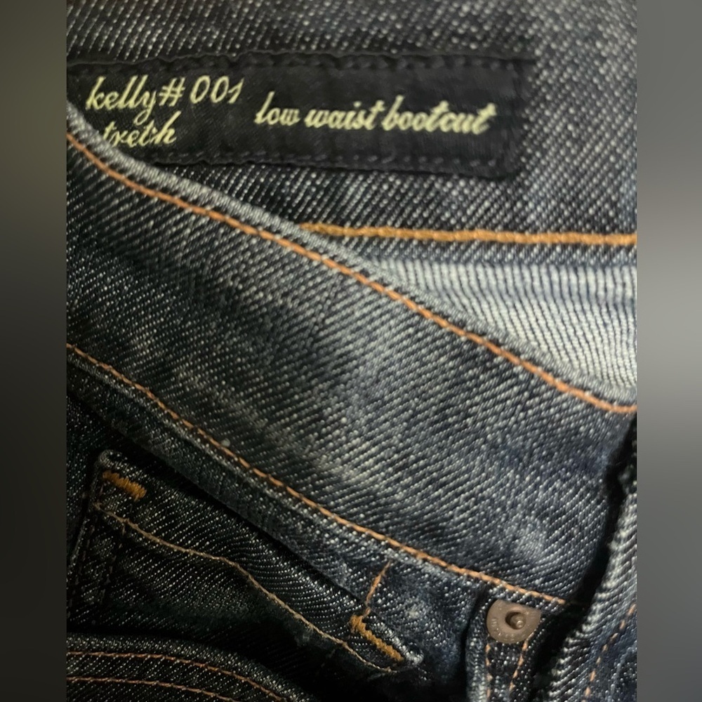 Citizens of Humanity Kelly Low Rise Y2K Stretch Distressed Boot Cut Jeans Sz 28 - Picture 4 of 4